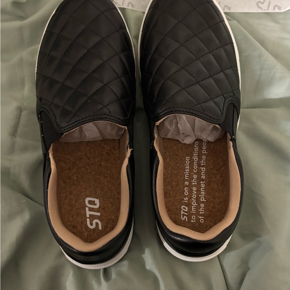 Men's Black Slip-On Shoes